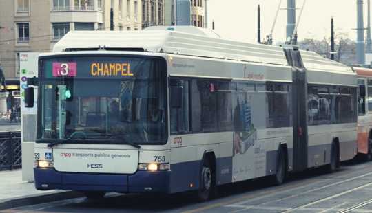 trolleybus électrique hess / kiepe lightram 3