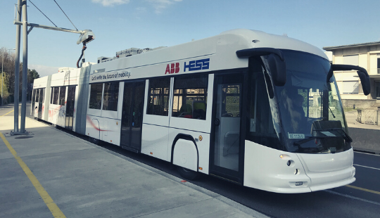 autobus 100% électrique TOSA HESS autobus 100% électrique TOSA HESS