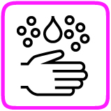 picto fuchsia lavage de mains 2