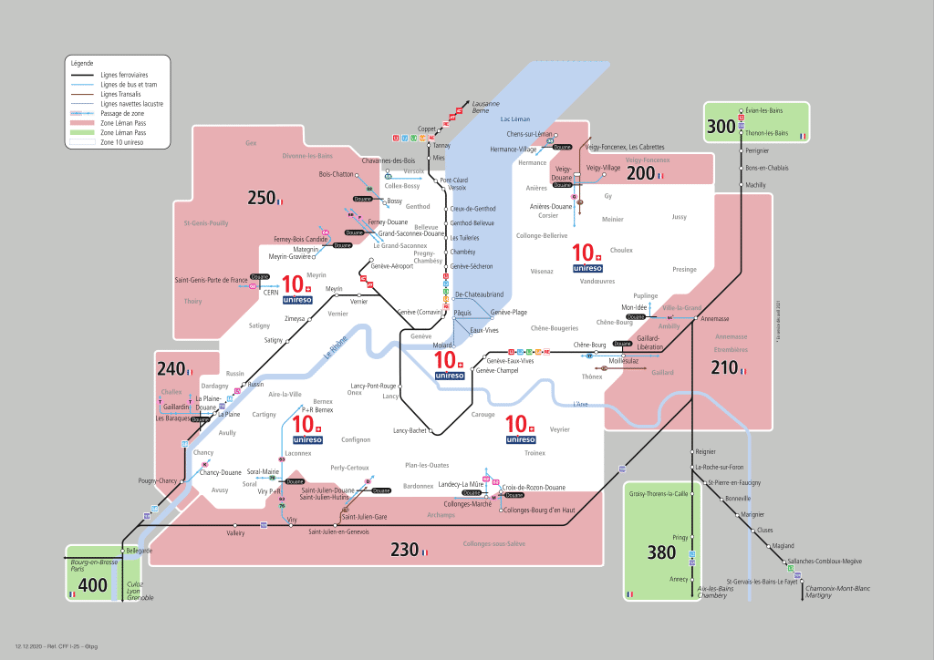 plan zone tarifaire tpg geneve