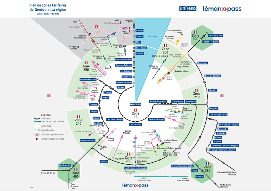 plan de zones tarifaires 2024