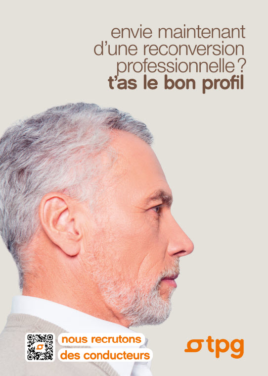 visuel campagne de recrutement conduite reconversion