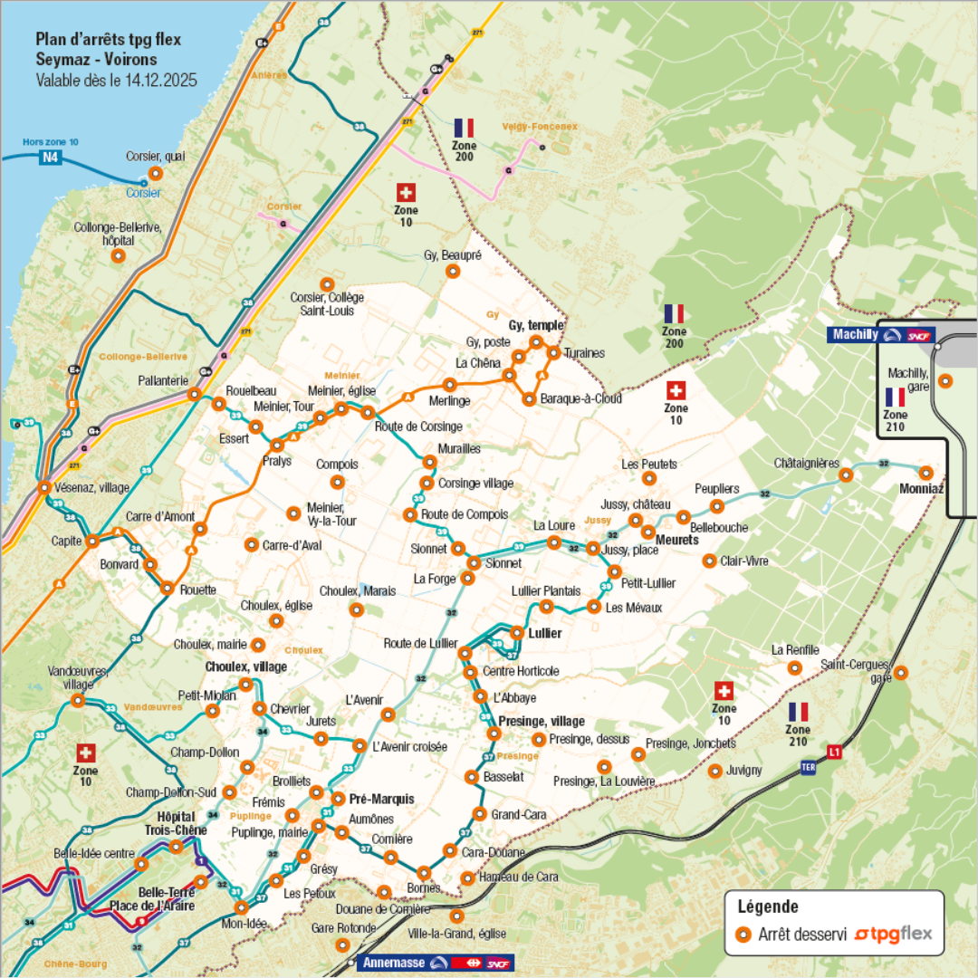 tpg flex région Seymaz