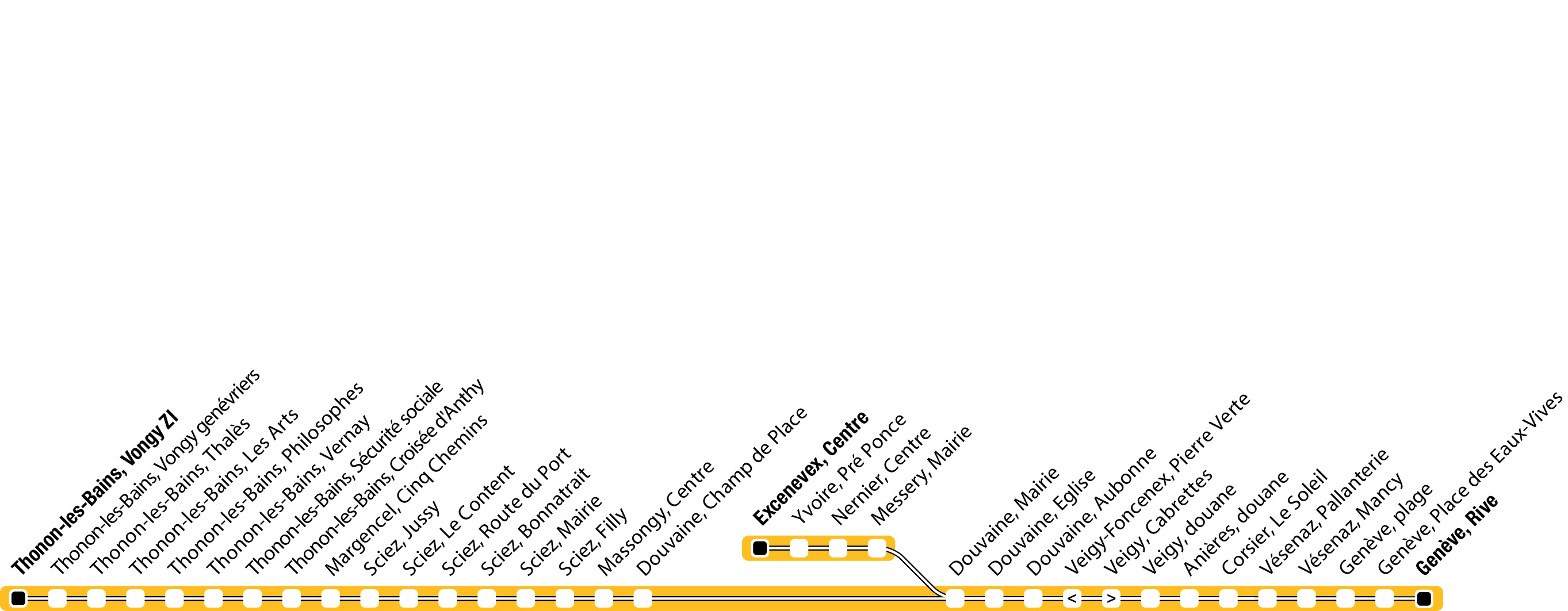 Le parcours de la ligne 271