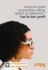 visuel campagne de recrutement conduite concentration